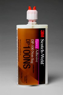 Scotch-Weld DP100NS Non-Sag 2-Part Fast-Cure Epoxy Adhesive, translucent, 50 GM bottle